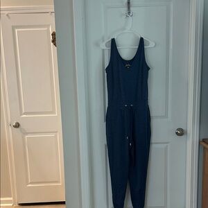 Lilly Pulitzer Navy Sleeveless Jumpsuit